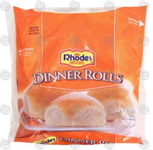 Rhodes Bake N Serv dinner rolls, 36 rolls 3 pound