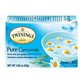 Twinings Of London Tea Bags Pure Camomile Herbal Tea Caffeine Free 1.06 Oz 20 count