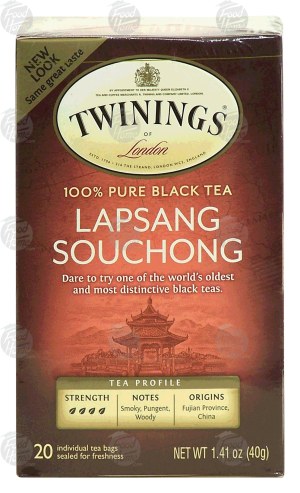 Twinings Of London lapsang souchong tea, 20 tea bags 1.41 ounce
