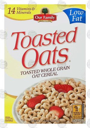 Our Family toasted oats cereal rings 12 ounce