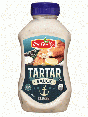 Our Family tartar sauce 12 fluid ounce
