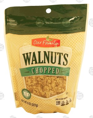 Our Family walnuts, chopped 8 ounce