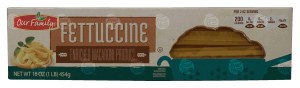 Our Family fettuccine dry pasta 16 ounce