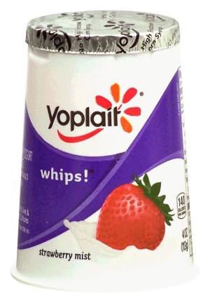 Yoplait Whips! strawberry mist lowfat yogurt mousse 4 ounce