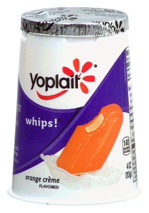 Yoplait Whips! lowfat yogurt mousse, orange creme 4 ounce