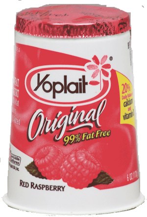 Yoplait Original red raspberry 99% fat free 6 ounce