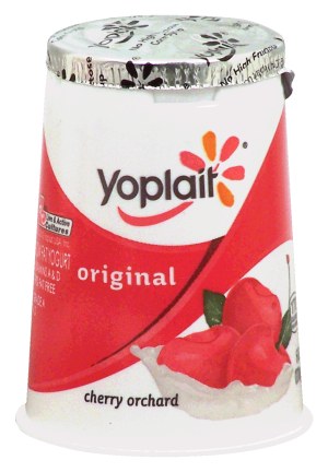 Yoplait Original cherry orchard 99% fat free yogurt 6 ounce