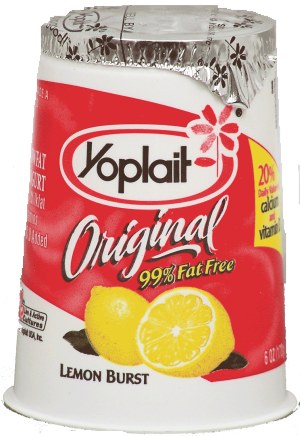 Yoplait Yogurt original lemon burst 99% fat free 6 ounce