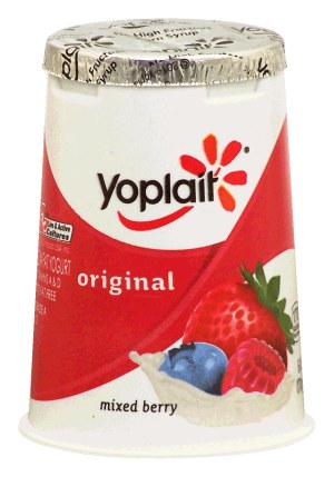 Yoplait Original lowfat mixed berry 99% fat free 6 ounce
