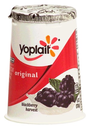 Yoplait Original lowfat blackberry harvest yogurt, 99% fat free 6 ounce