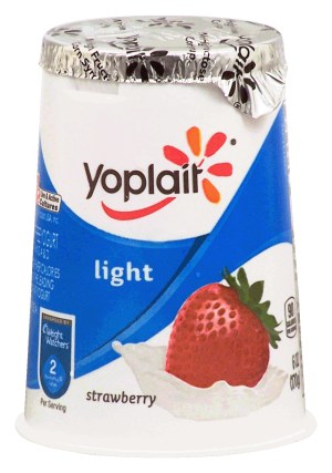 Yoplait Light strawberry fat free yogurt 6 ounce