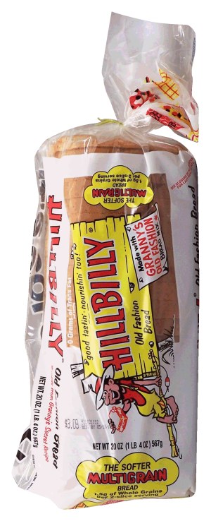 Hillbilly old fashion sliced bread loaf, multigrain 20 ounce