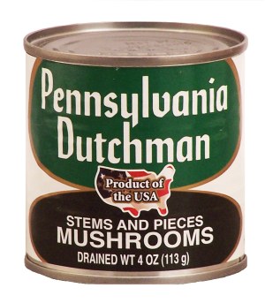 Pennsylvania Dutchman Mushrooms Stems & Pieces 4 ounce