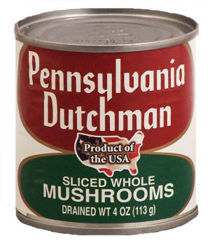 Pennsylvania Dutchman sliced mushroom 4 ounce