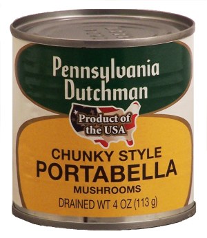Pennsylvania Dutchman Mushrooms Portabella Chunky Style 4 ounce