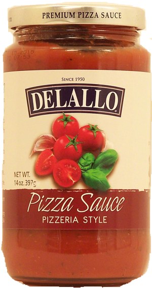 Delallo italian style pizza sauce 14 ounce