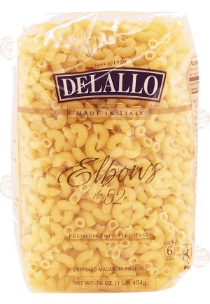 Delallo elbows no. 52 dry pasta 16 ounce