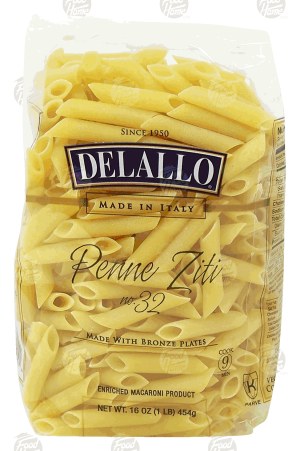 Delallo penne ziti no. 32 dry pasta 16 ounce