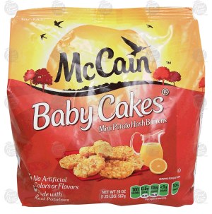 McCain Baby Cakes mini potato hash browns 20 ounce