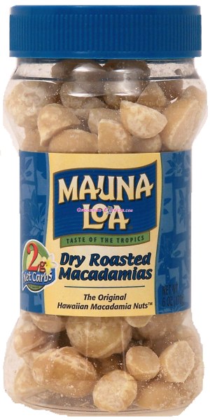 Mauna Loa dry roasted macadamias 6 ounce