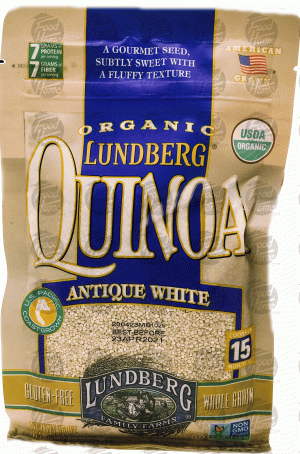 Lundberg Family Farms organic quinoa, antique white, gluten-free 1 pound