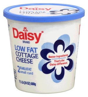 Daisy Cottage Cheese 2% milkfat small curd, low fat 24 ounce
