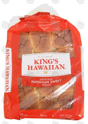 King's Hawaiian original hawaiian sweet rolls, 12 ct 12 ounce