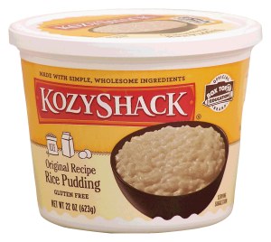 Kozy Shack original recipe rice pudding, gluten free 22 ounce