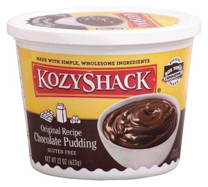 Kozy Shack original recipe chocolate pudding, gluten free 22 ounce