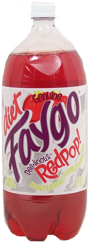 Faygo diet red pop soda 2