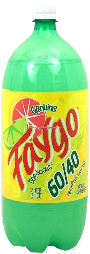 Faygo 60 / 40 grapefruit lime soda 2