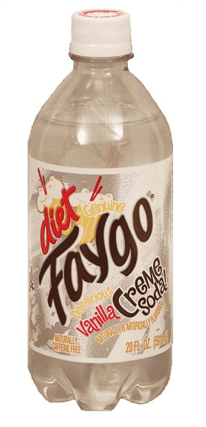 Faygo diet vanilla creme soda pop 20 fluid ounce