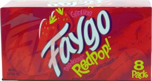 Faygo Redpop! strawberry flavored soda, 12-fl. oz. cans 8 count