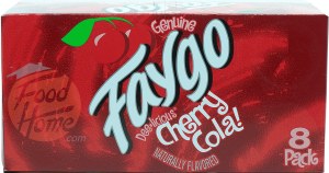 Faygo Dee-licious Cherry Cola! carbonated soda, 12-fl. oz. cans 8 pack