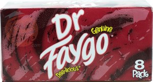 Faygo Dee-licious Dr. Faygo! flavor soda pop, 12-fluid ounce cans 8 pack