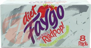 Faygo Redpop! diet strawberry flavored soda, 12-fl. oz. cans 8 count