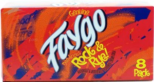 Faygo Dee-licious Rock & Rye flavor soda pop, 12-fluid ounce cans 8 pack
