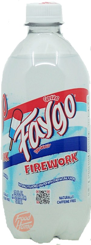 Faygo Firework carbonated flavor soda pop, caffeine free 20 fluid ounce