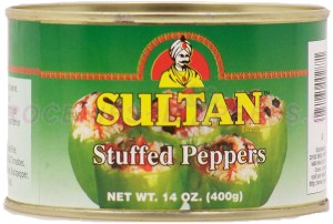 Sultan stuffed green pepper 14 ounce
