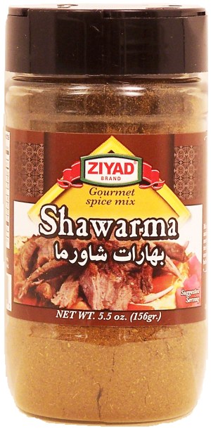 Ziyad shawarma gourmet spice mix 5.5 ounce