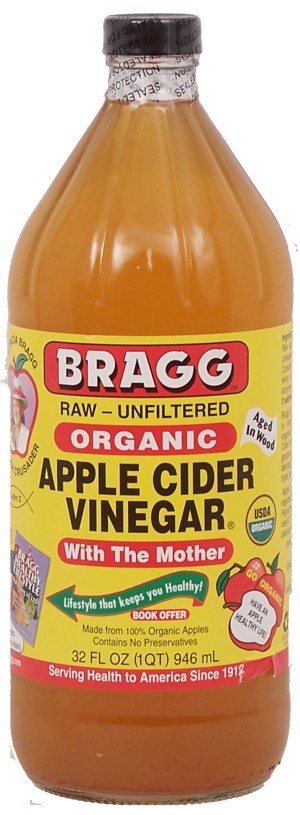 Bragg raw - unfiltered organic apple cider vinegar with the mother 32 fluid ounce