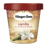 Haagen-Dazs Ice Cream Vanilla 1 pint