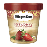Haagen-Dazs Ice Cream Strawberry 14 fluid ounce