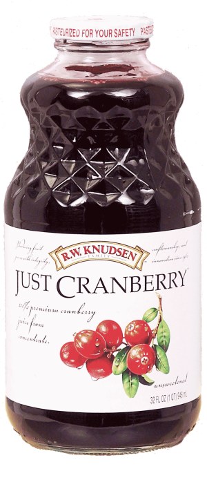 R. W. Knudsen Family Just Cranberry 100% premium cranberry juice concentrate, unsweetened 32 fluid ounce