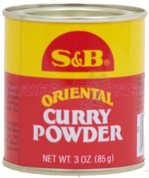 S & B oriental curry powder dry mix 3 ounce