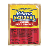Hebrew National Franks Jumbo Beef 4 Ct 12 ounce