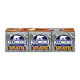 Klondike heath light ice cream in a chocolate coating and heath toffee pieces, 6 ct 24 fluid ounce