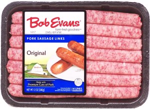 Bob Evans original pork sausage links, 14-count 12 ounce