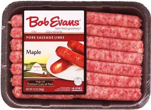 Bob Evans maple pork sausage links, 14-count 12 ounce
