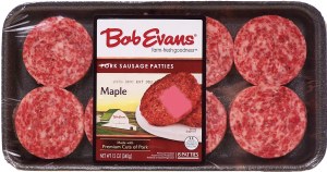 Bob Evans maple pork sausage patties, 8-count 12 ounce